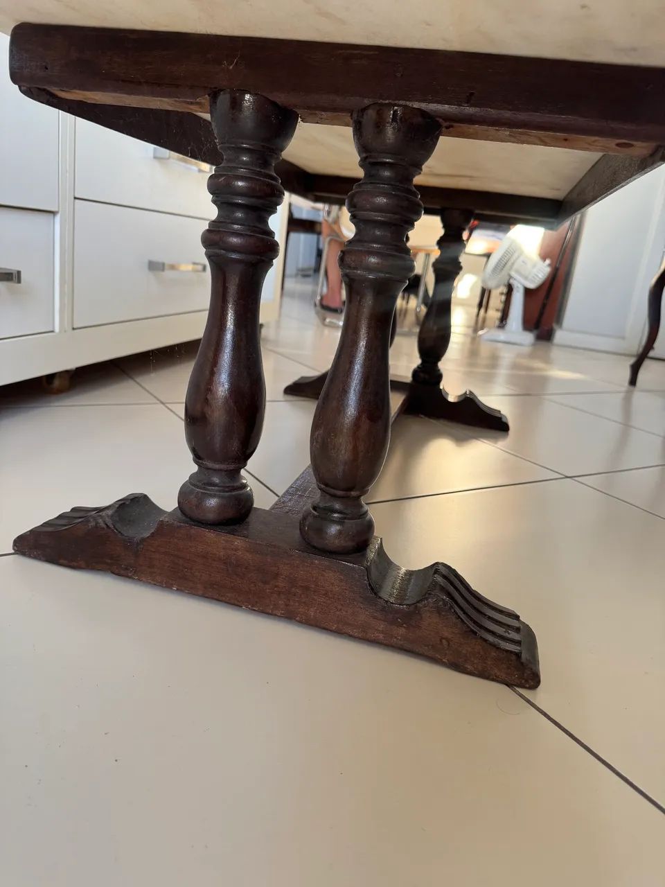 Mesa de centro de mármore de carrara - Foto 4