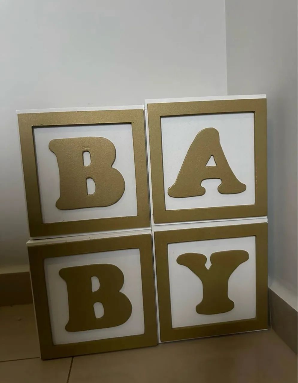 Cubos BABY para decoração em MDF - Foto 2