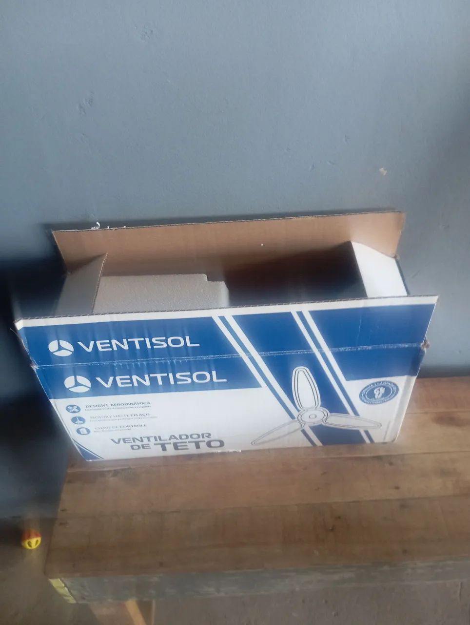 Ventilador de teto novo