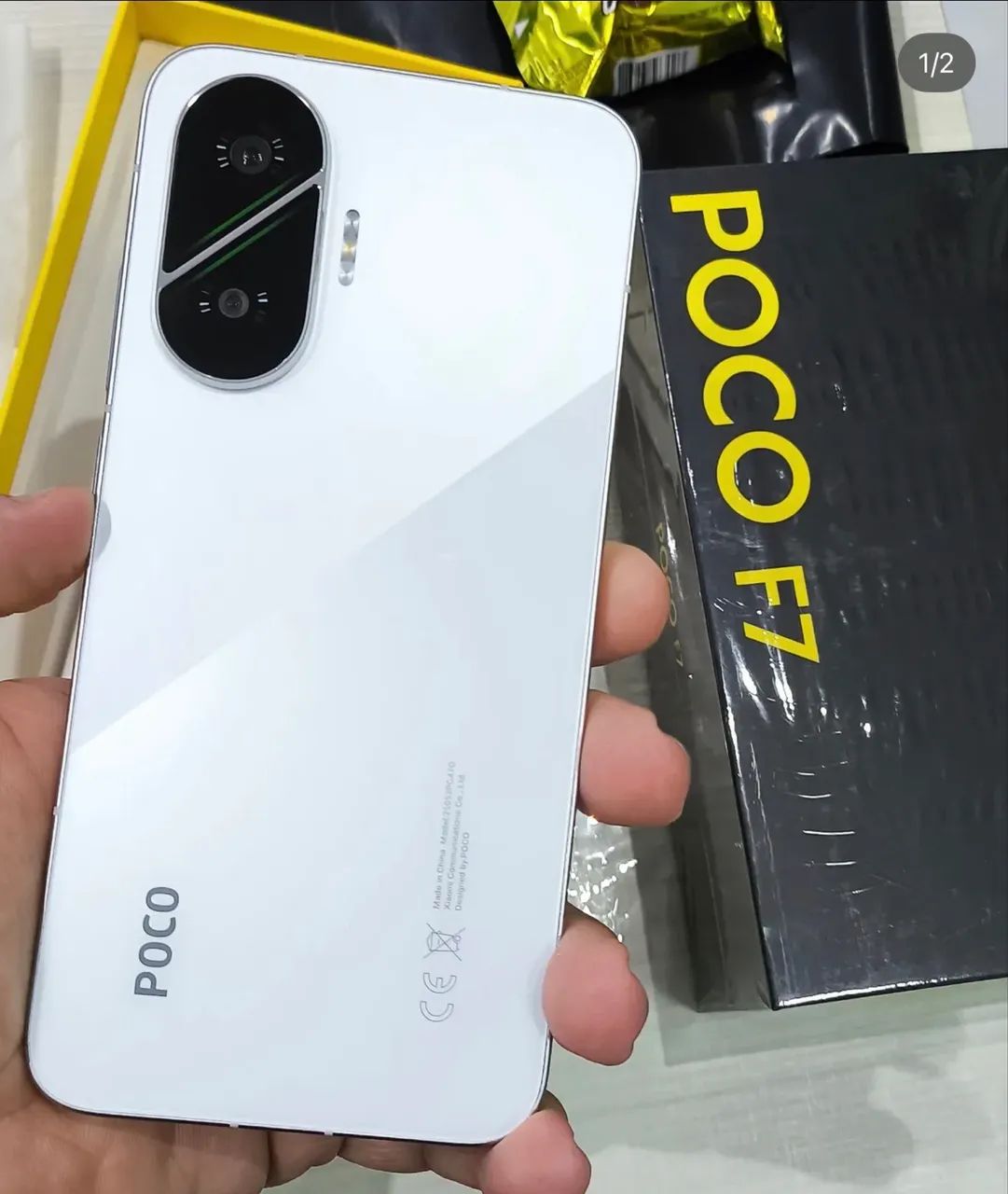 Xiaomi Poco F7 5G 512GB 12GB RAM -WHITE BRANCO - Celulares e