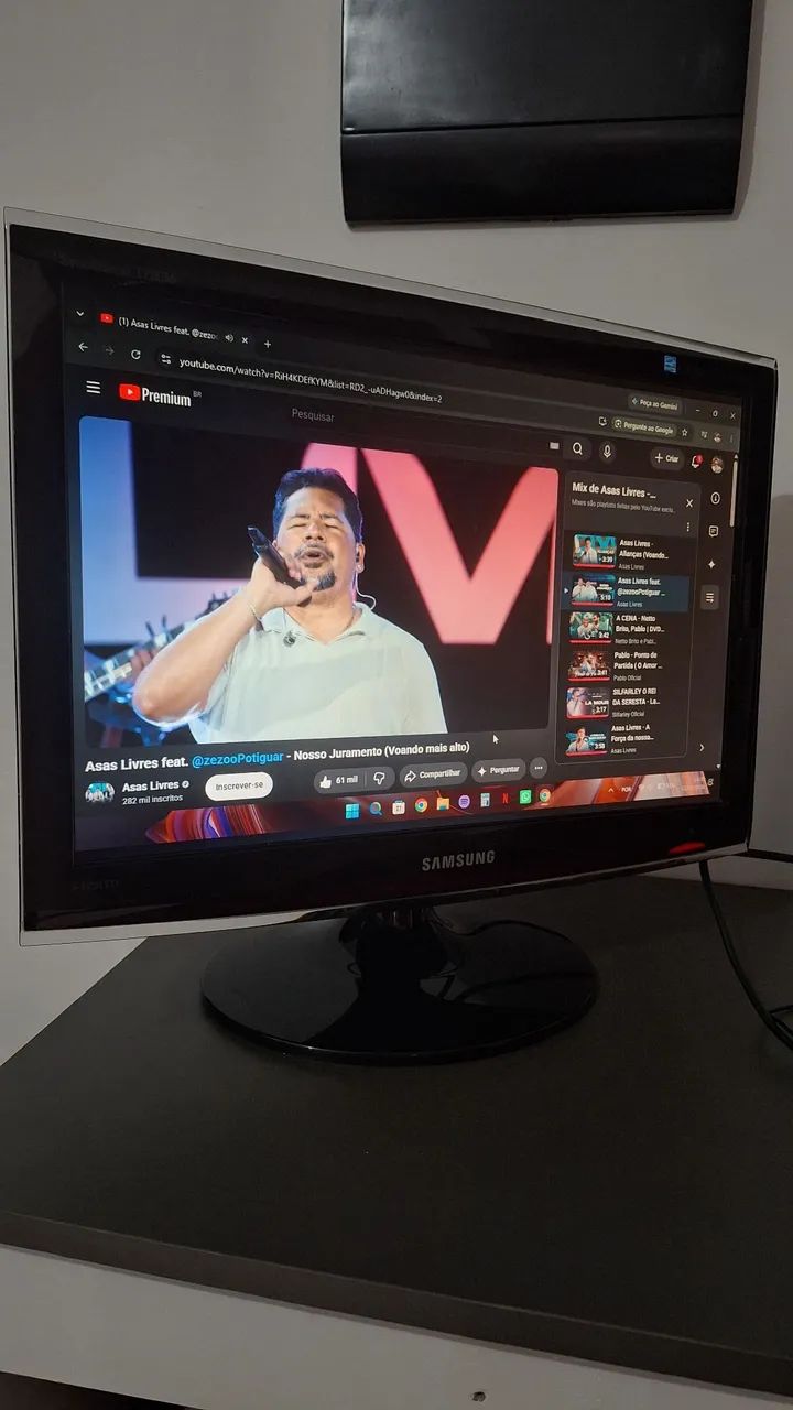 BAIXEI O VALOR!!! MONITOR SAMSUNG 20" 60GHZ / TV - Foto 2