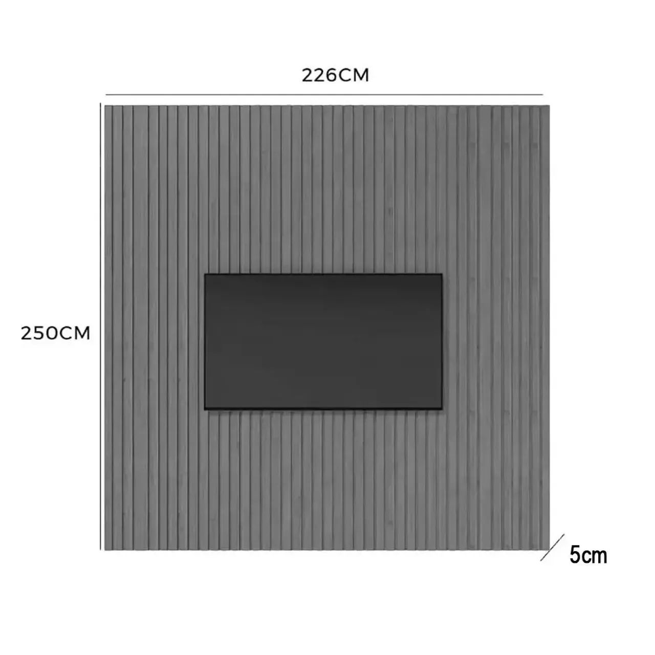 Painel New Versatti Sem Nicho 226cm para Tv Até 70 Polegadas _ pronta entrega  - Foto 2
