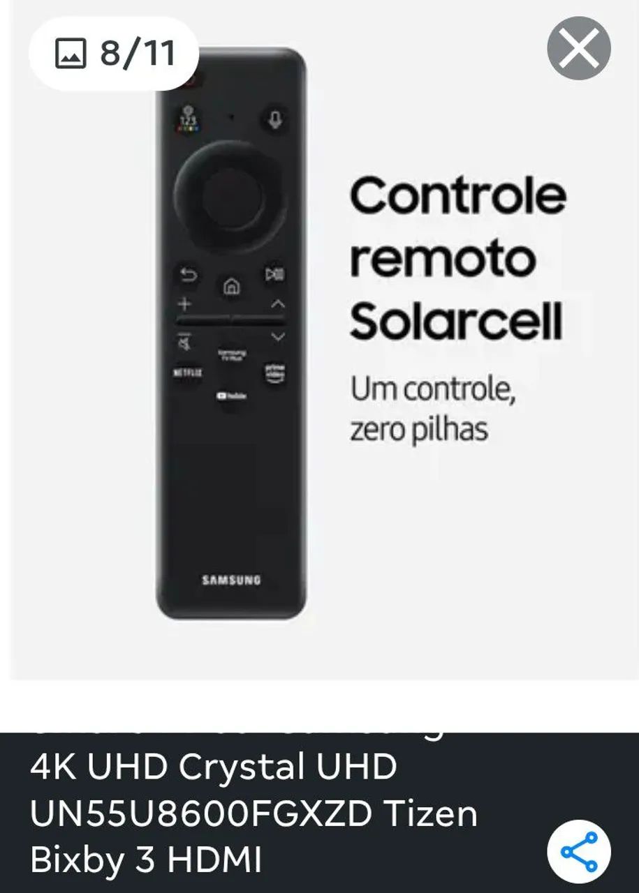 Smart TV Samsung 55 polegadas  - Foto 2