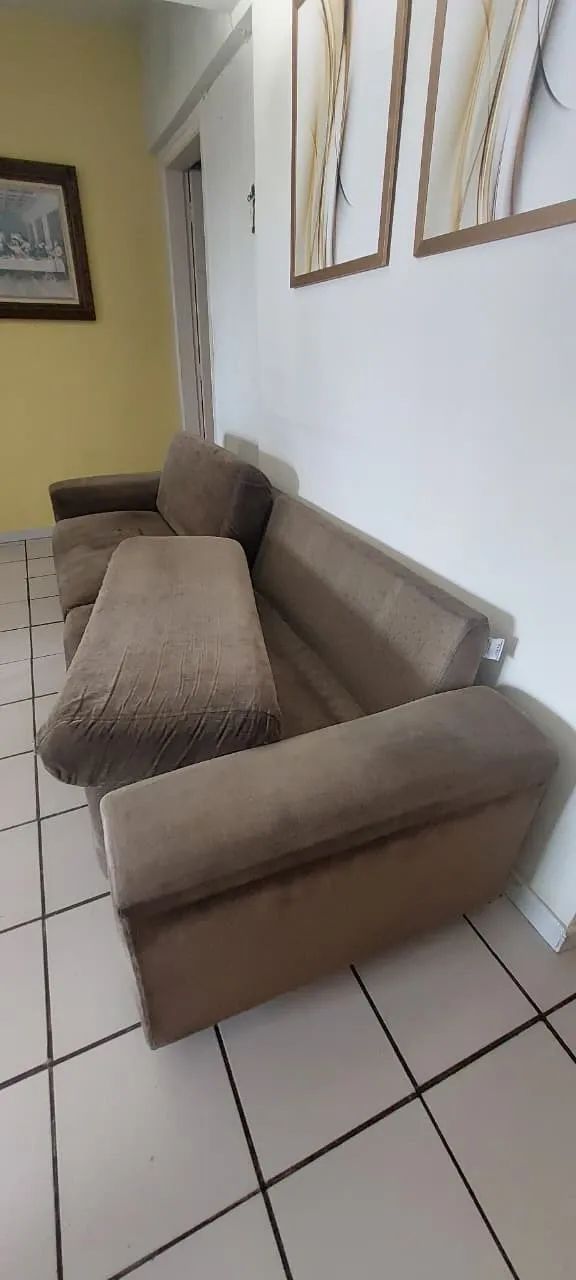 Sofá 4 lugares usado - Comprado na Loja Jacaúna  - Foto 3