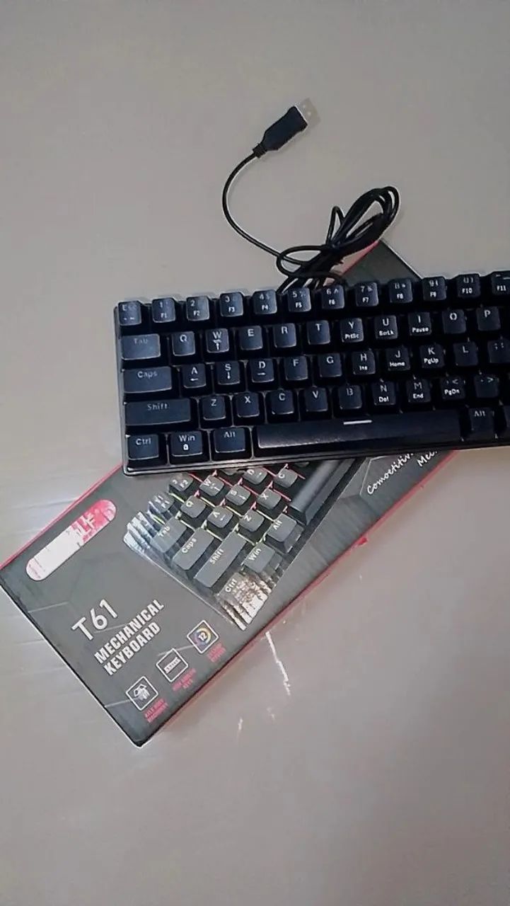 Teclado T61 + Brinde Mouse B-MAX - Foto 2