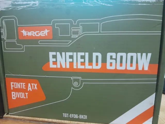 Fonte Enfield 600W Atx Bivolt + Mancer Vortex 120mm Led RGB