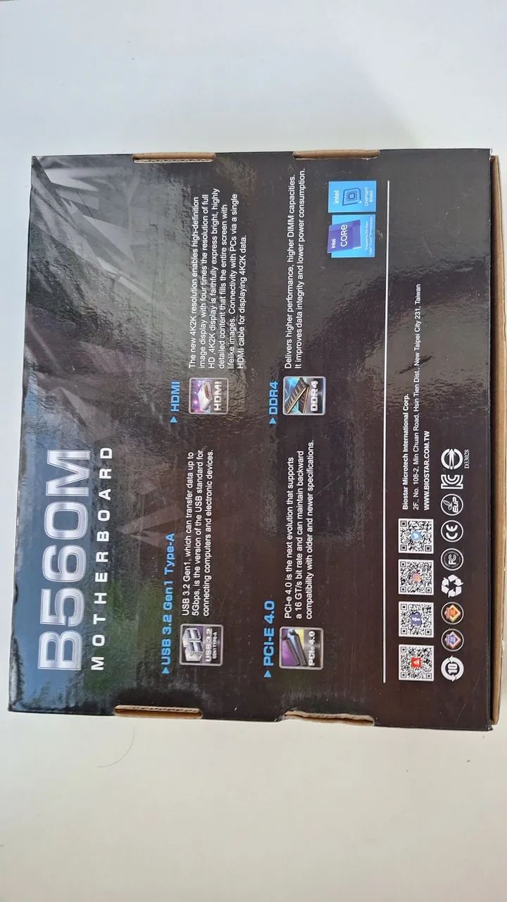 Placa mãe Biostar LGA1200 B560MHP - Foto 4