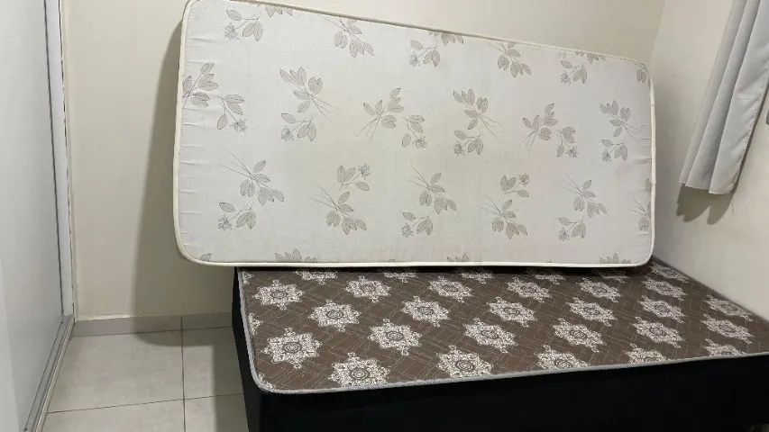 Cama de Solteiro - Conjunto Base Box e Colchão Castor - Foto 4