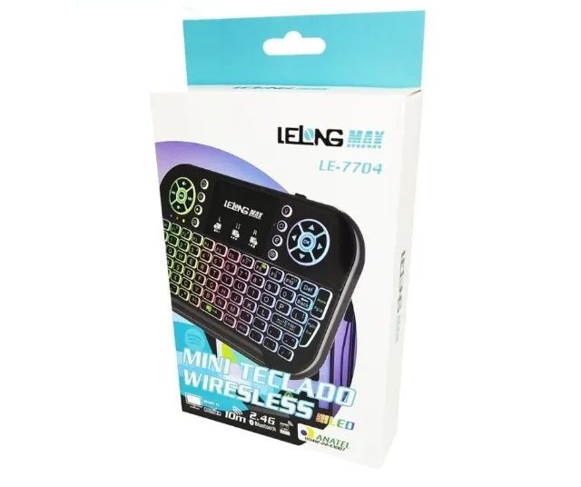 Teclado Mini Wireless RGB ka-1118 - Foto 3