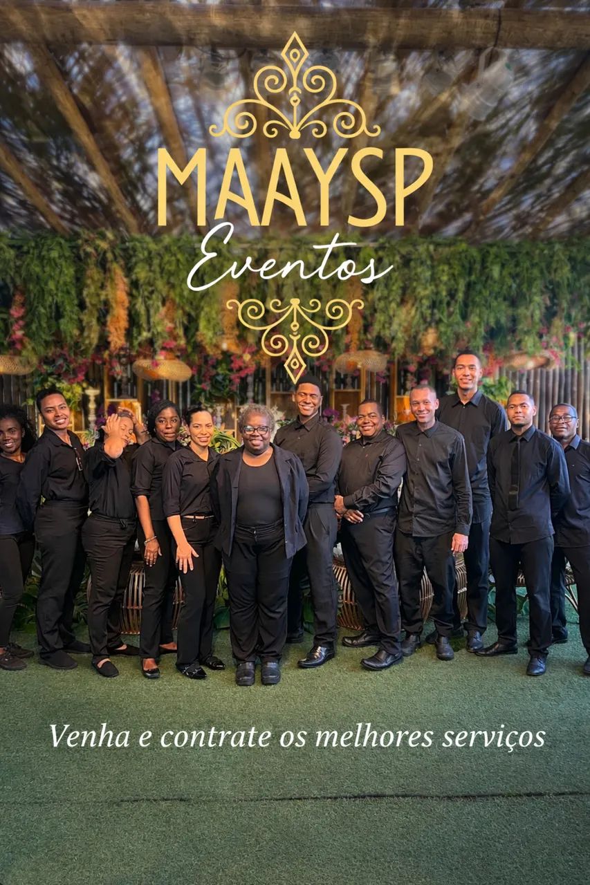 Garçons, fritadeira e auxiliar para eventos 