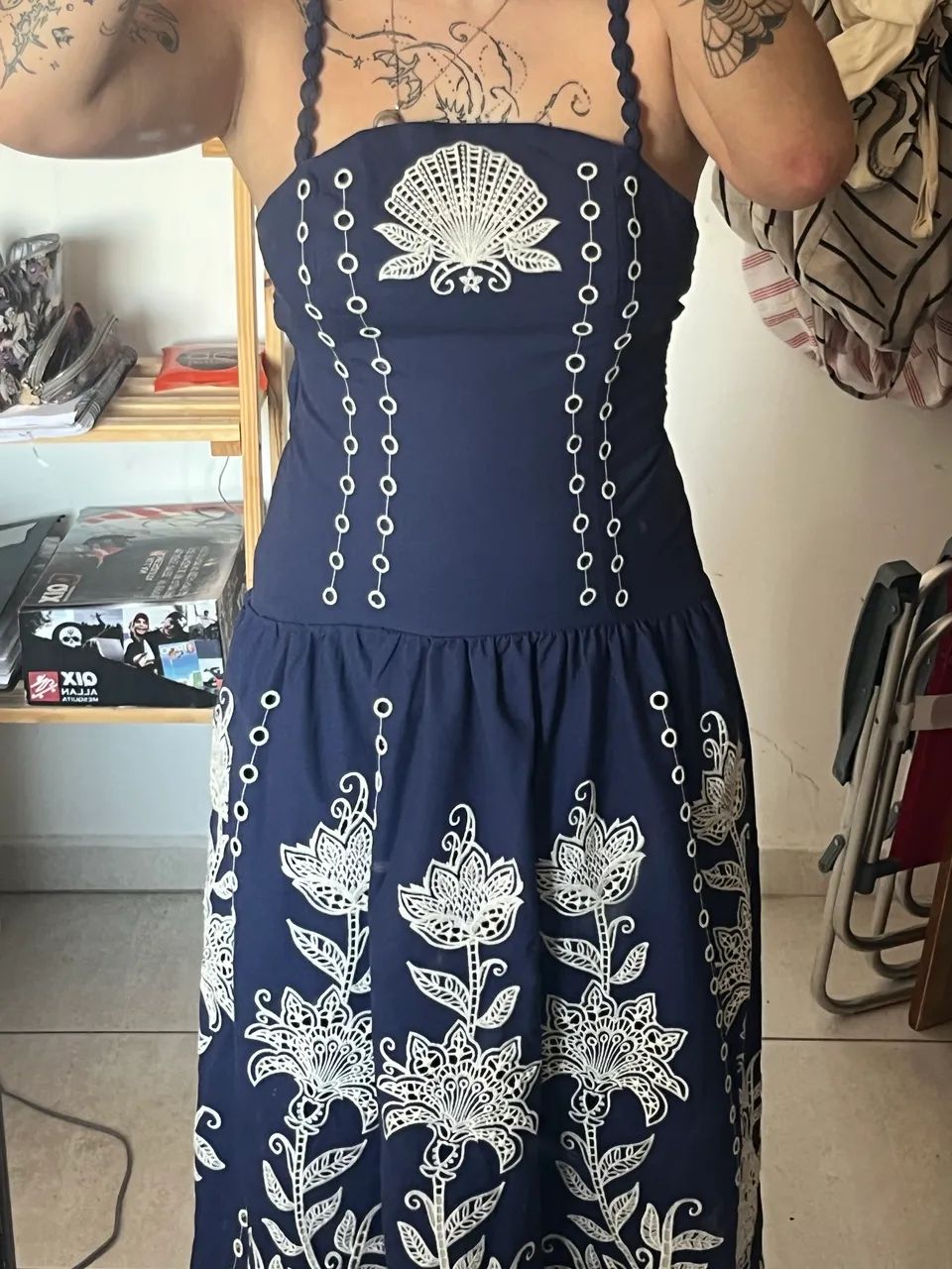 VESTIDO AZUL - FARM - Foto 5