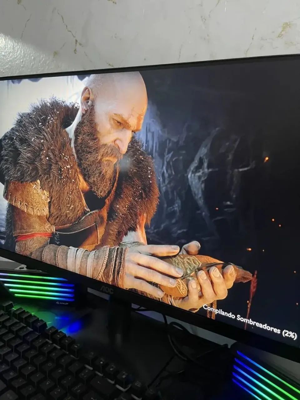 Monitor Gamer AOC 23,8" Full HD 100Hz VA 1ms NOVO - Foto 5