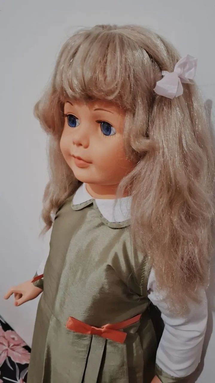 Boneca amiguinha da estrela com vestido verde e branco  - Foto 5