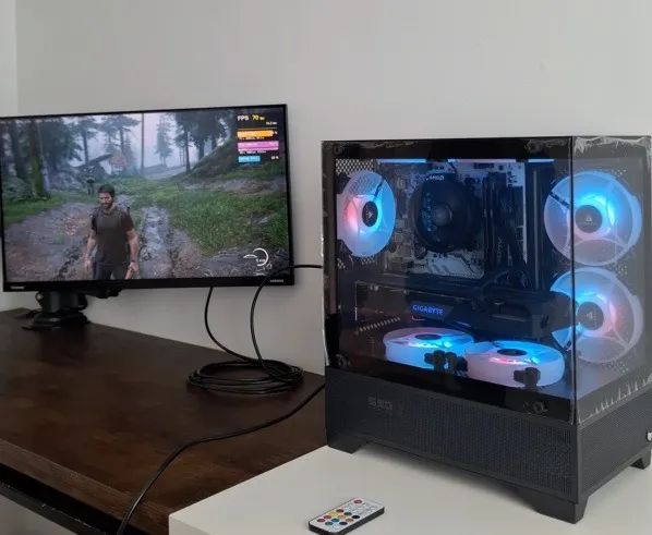 PC Gamer GTX 1660 OC 6gb. AMD R5 4500. 24gb - Computadores e