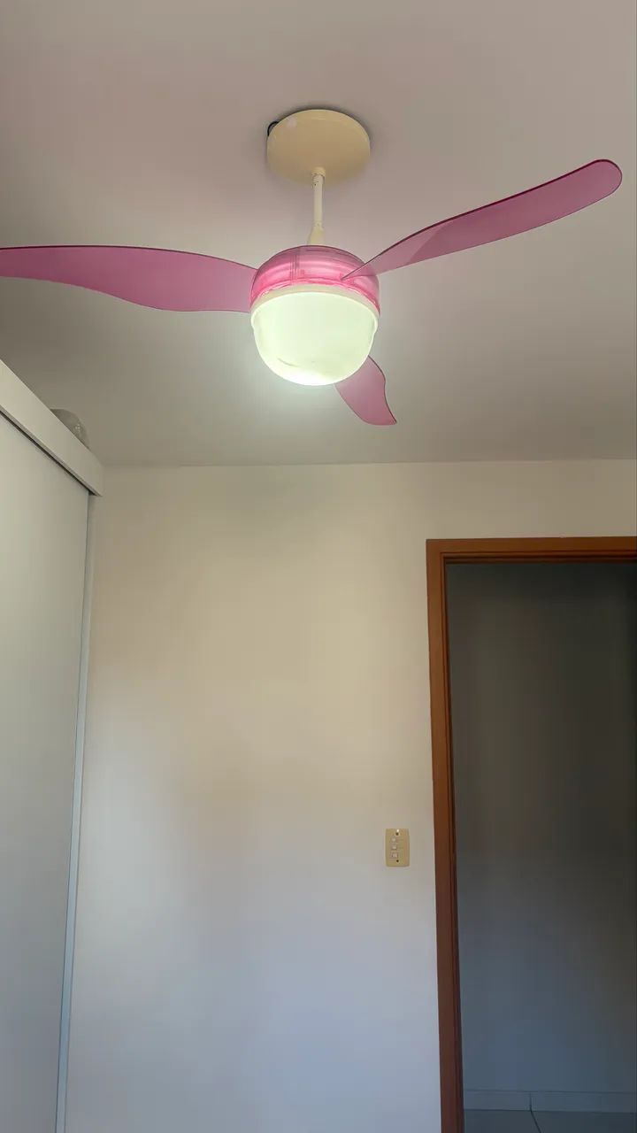 Ventilador de teto com luminária - Foto 2