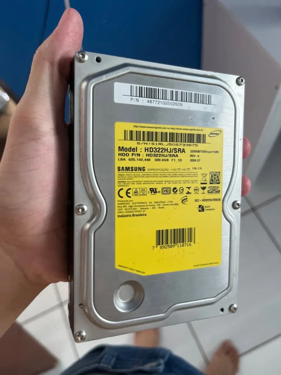 HD 320gb 