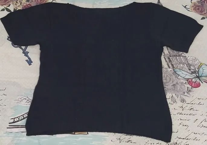 Blusa Preta Tricot - Foto 3
