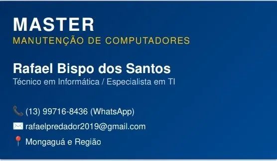 Manutenção de Computadores 