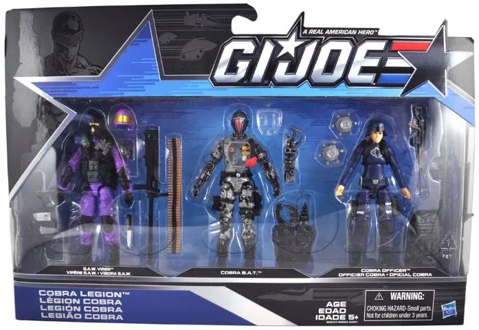 3-Pack GIJoe 50th "COBRA LEGION"