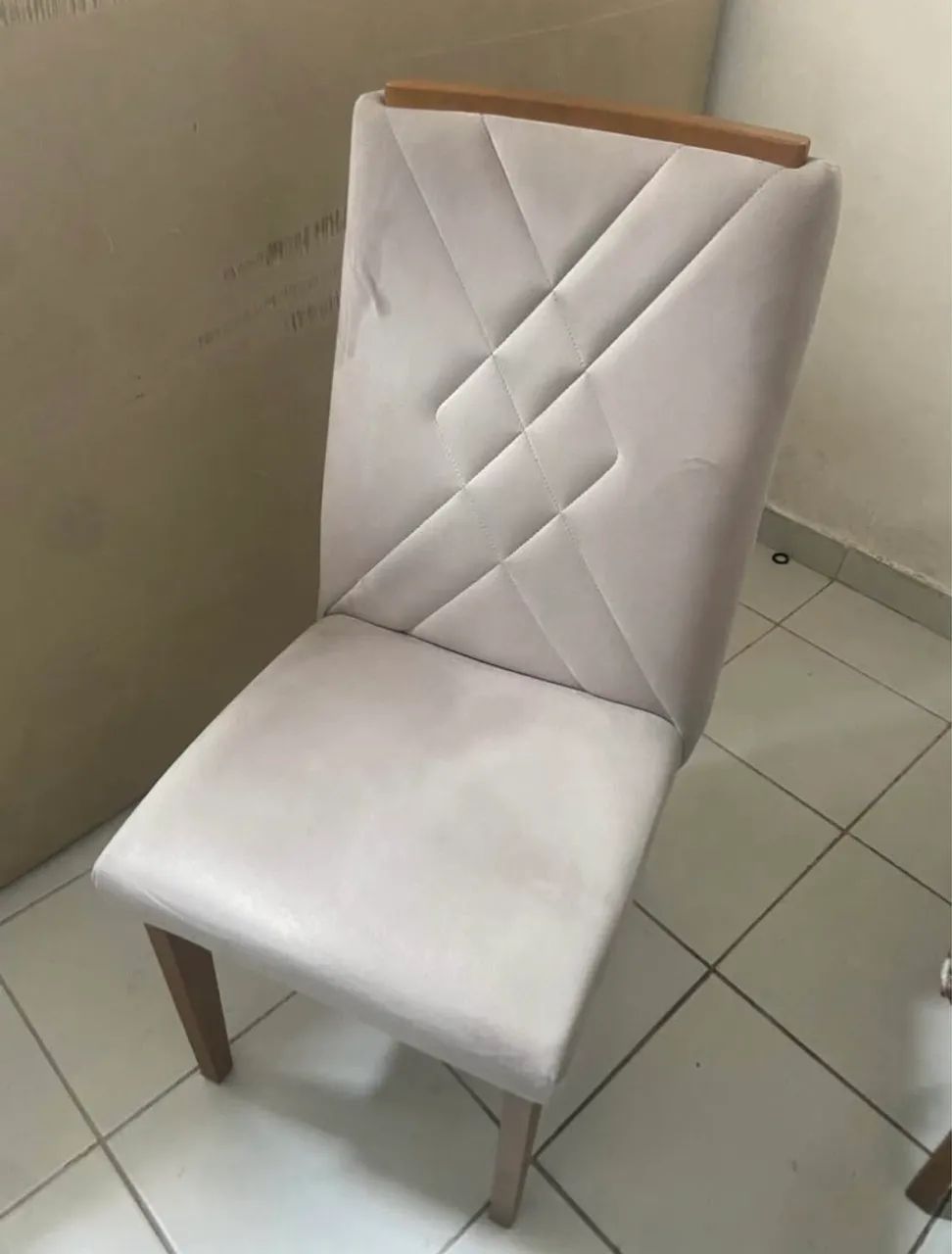 Mesa Madeira Maciça e Vidro Temperado - Foto 4