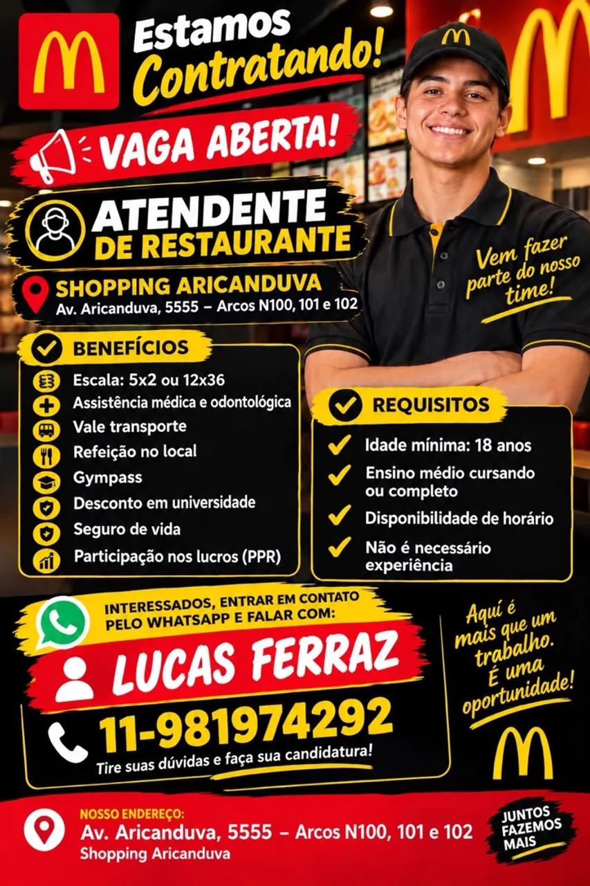 Vaga de emprego 