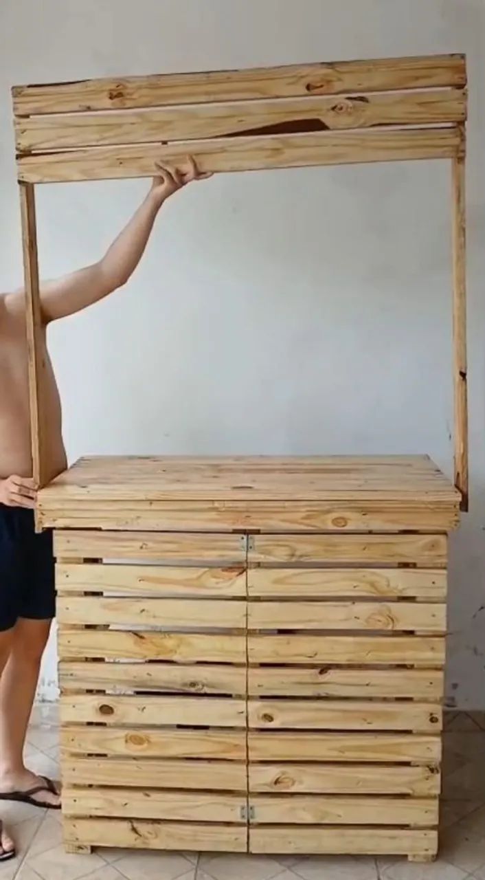 Barraca pallet desmontavel