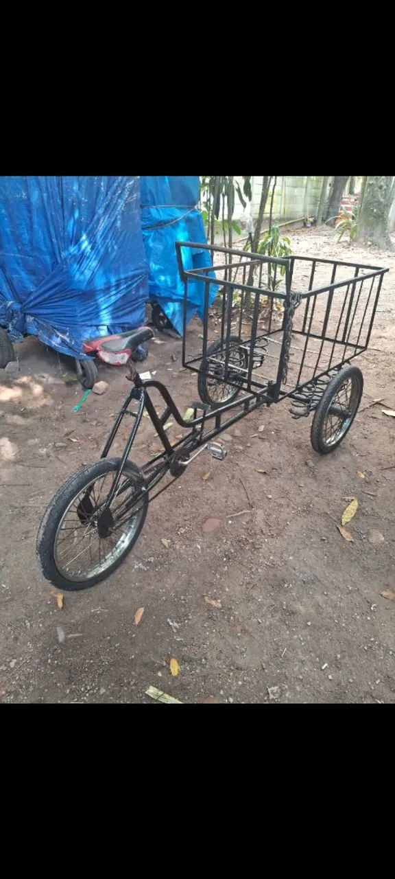 Triciclo reforçado de carga 