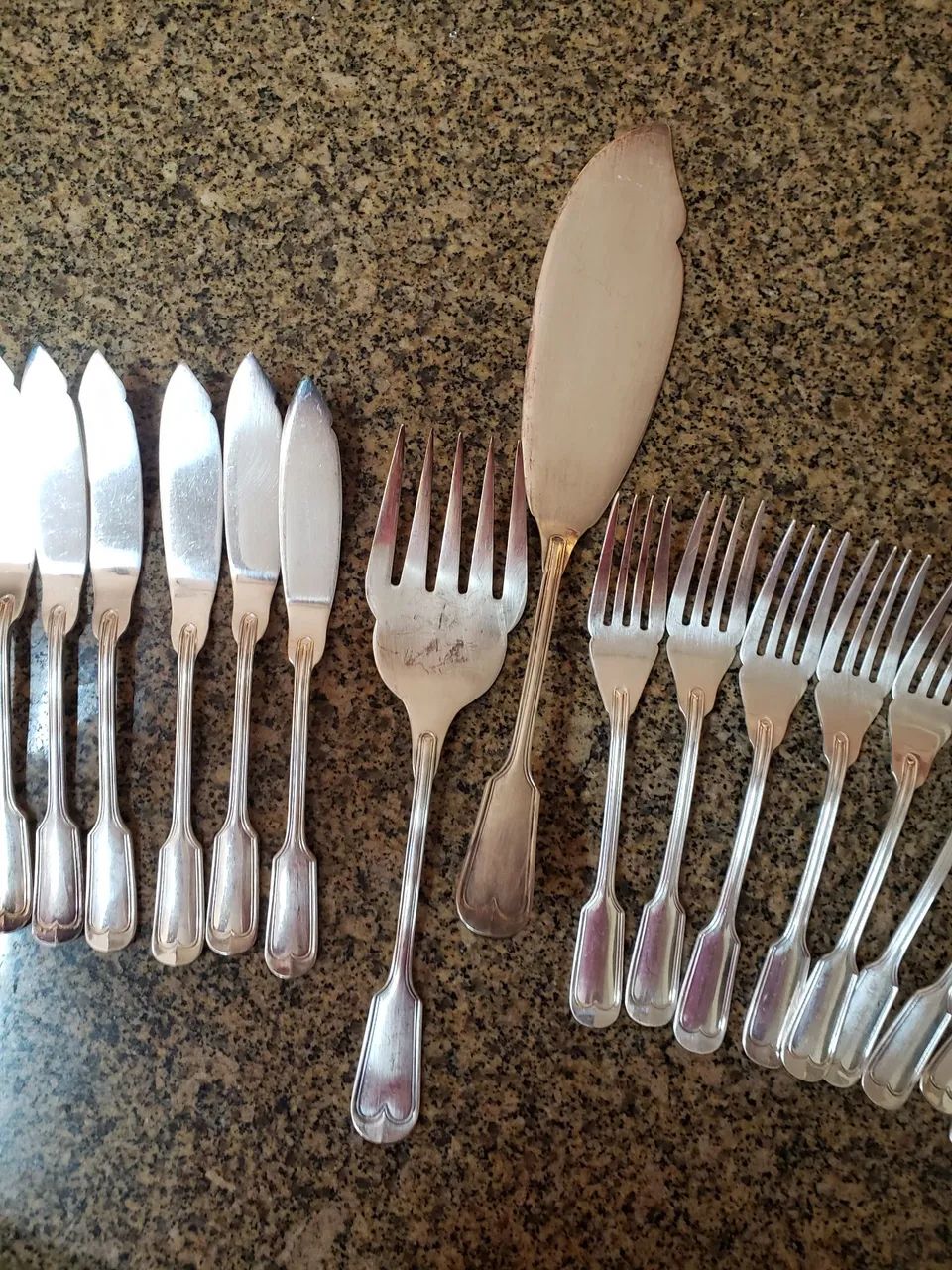 Antigos talheres Fracalanzza para peixe - Foto 4