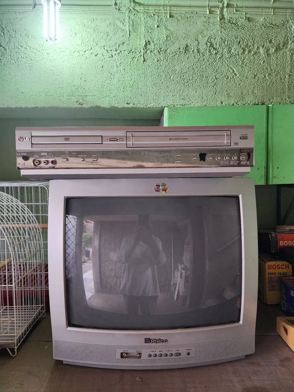 Tv de tubo com conversor e DVD  - Foto 5