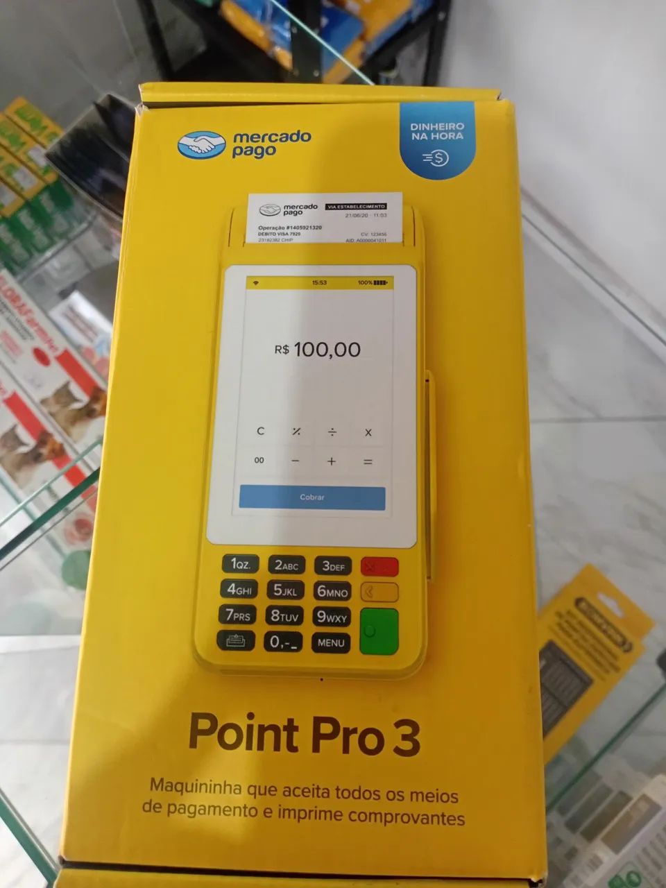 Maquininha Marcado Pago Point Pro3 - Foto 3