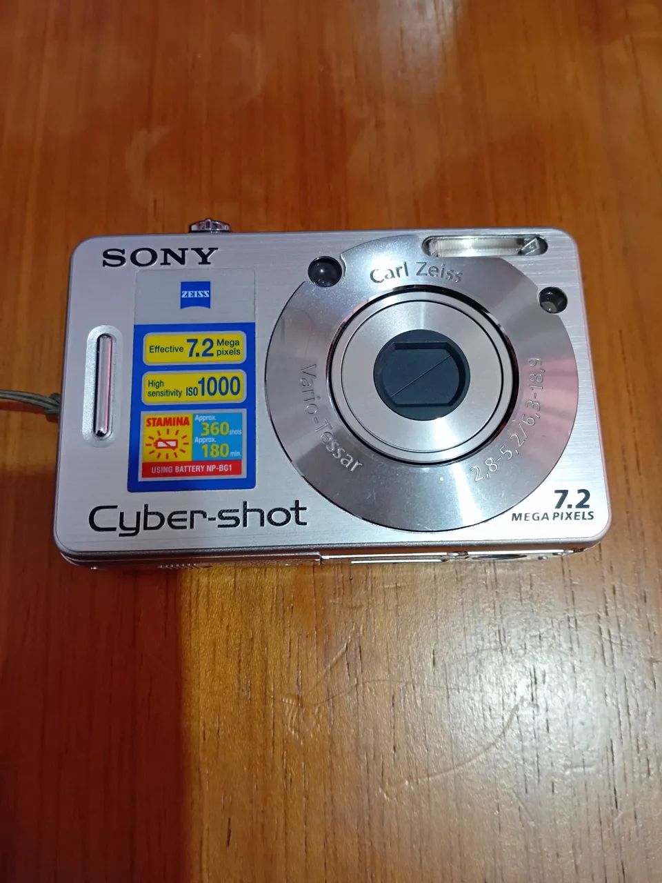 Camera digital sem bateria