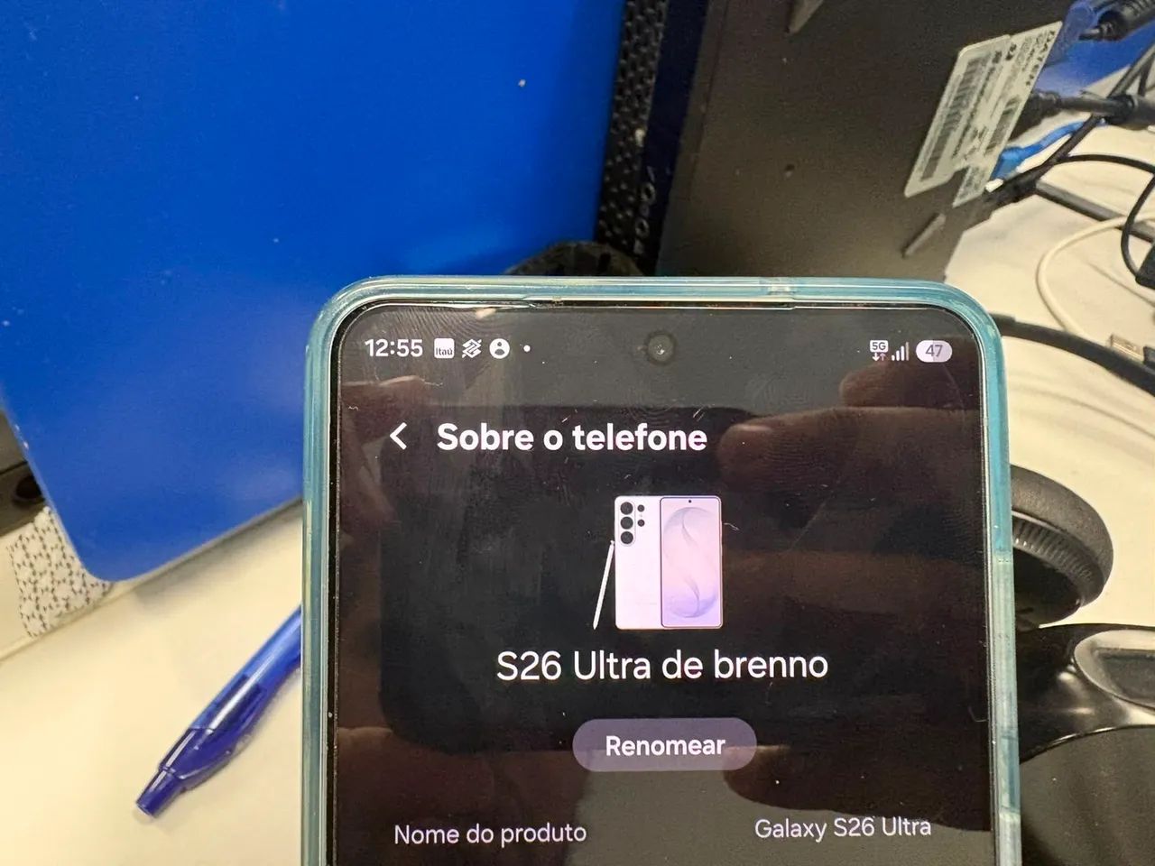 Samsung galaxy s26 ultra 512MB. Com NF e na garantia.