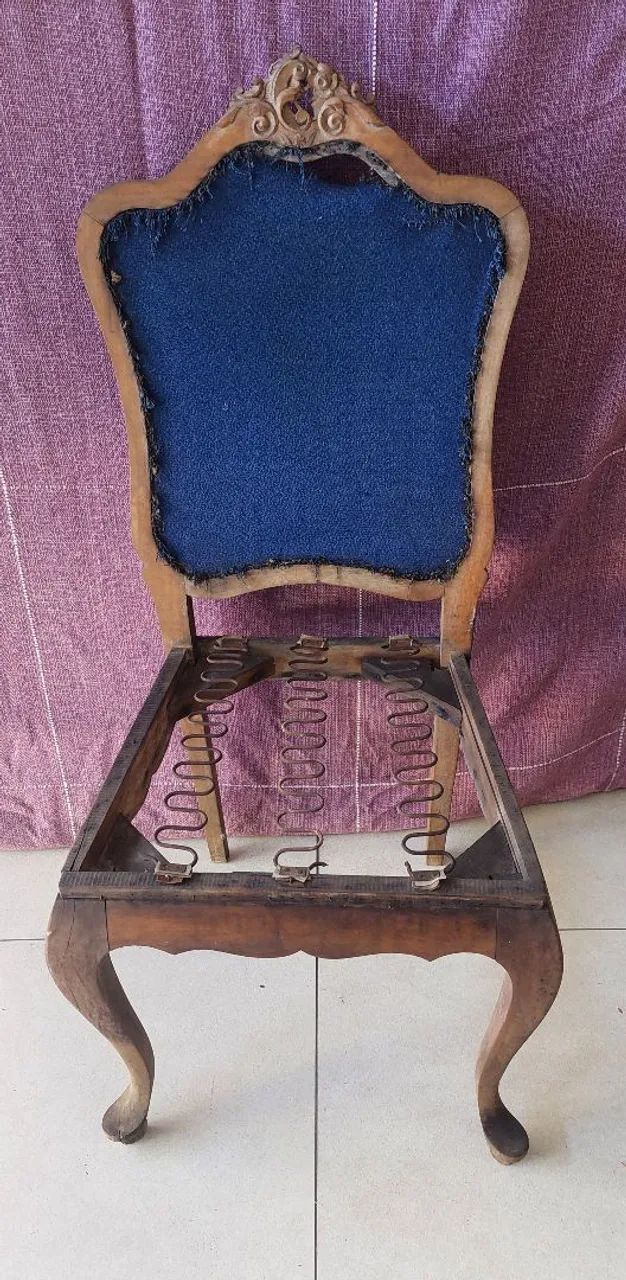 Cadeira antiga para restaurar  - Foto 4