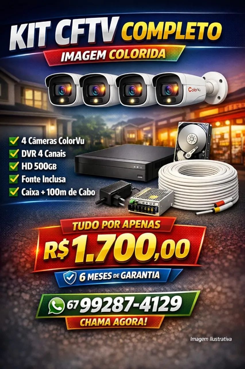 KIT DE CAMERAS COMPLETO