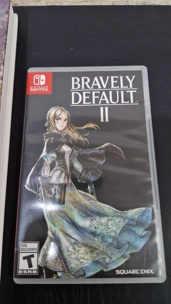 Bravely Default 2 nintendo switch com artbook - Foto 2