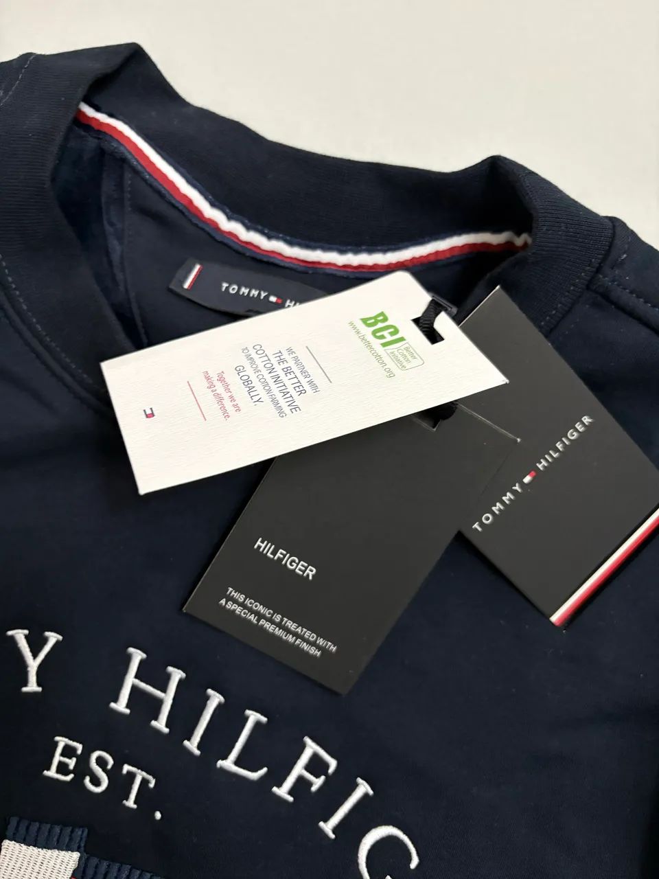 Suéter Tommy Hilfiger Masculino azul marinho 