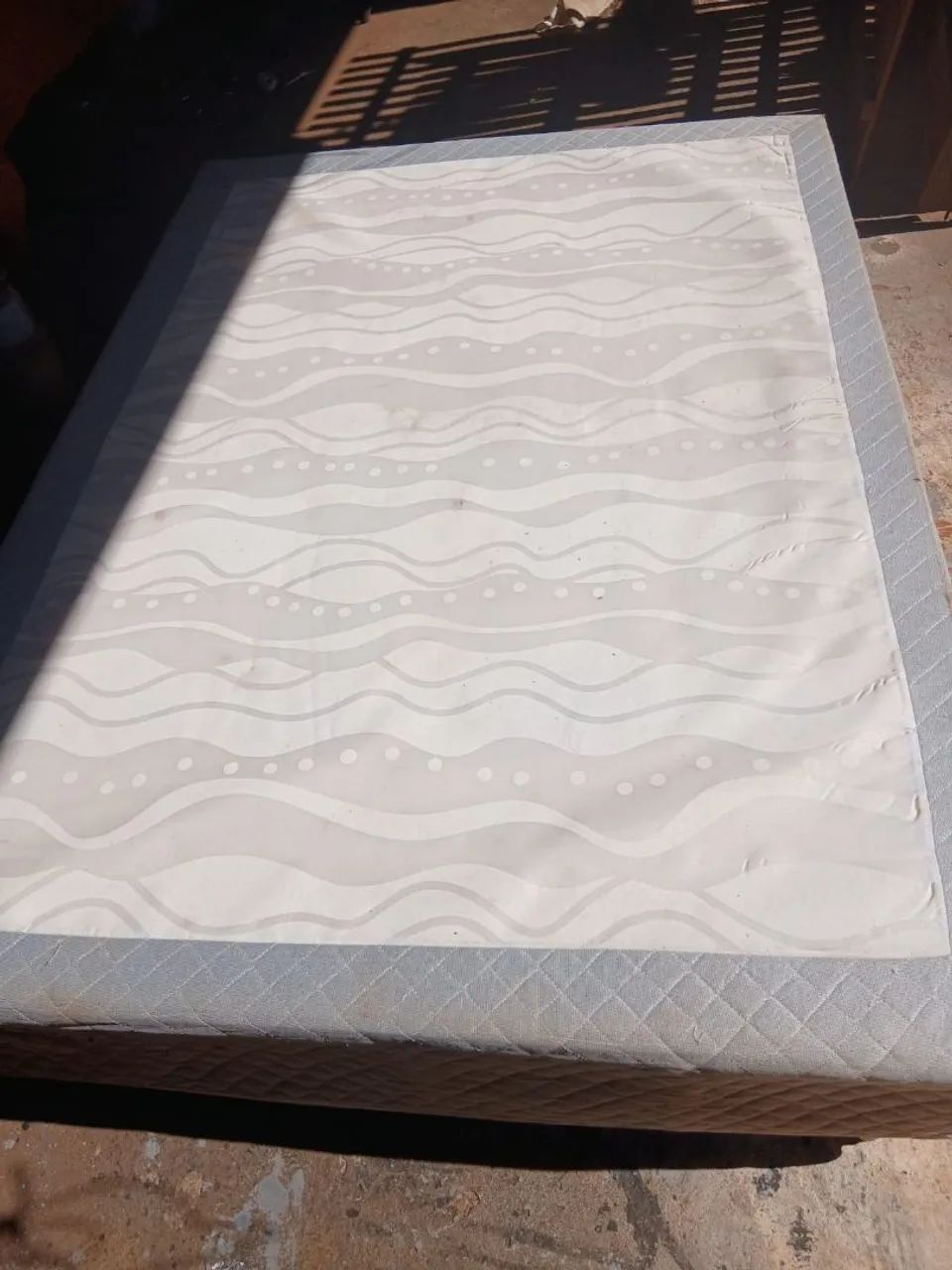 Base da cama casal Box 
