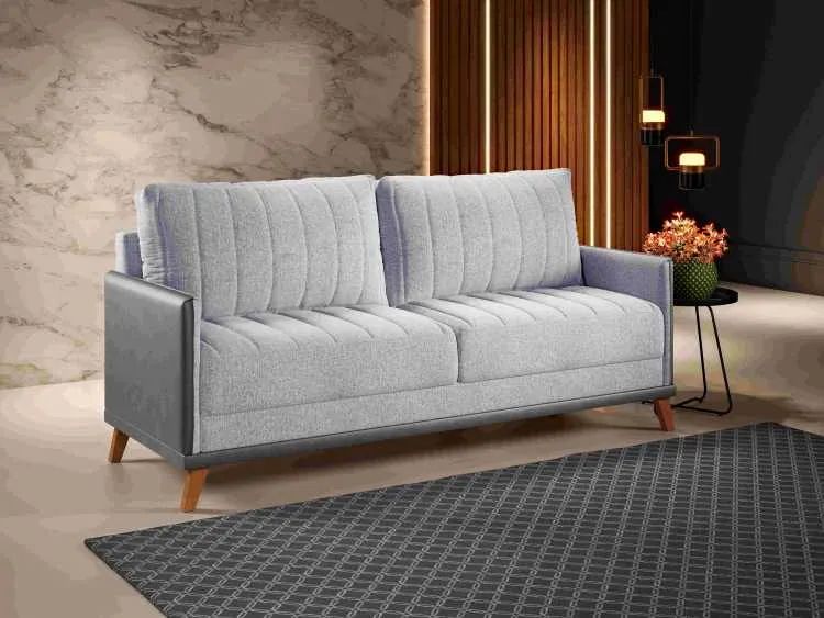 Estofado Living Conceito 2,00m Molas Bonnel s76 - Foto 2