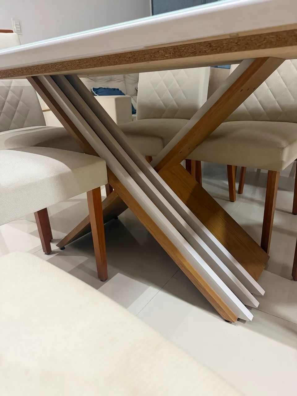 CONJUNTO DE MESA + 6 CADEIRAS  - Foto 3