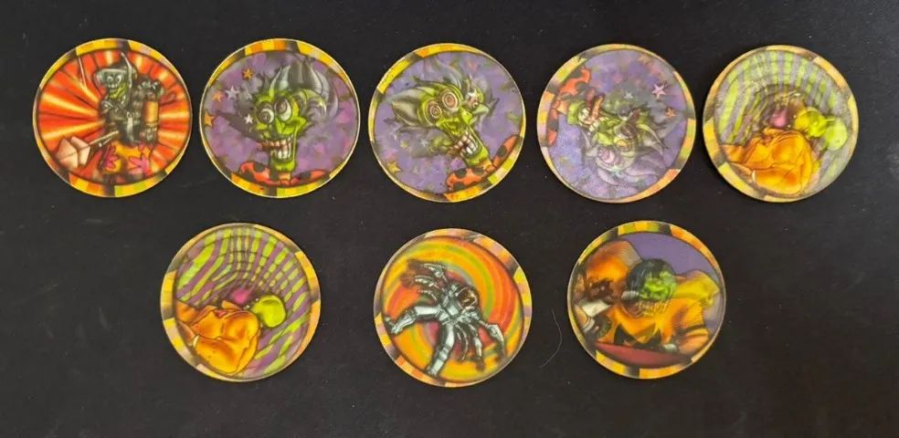 Tazos - Elma Chips - O Máscara - Gigan Tazo