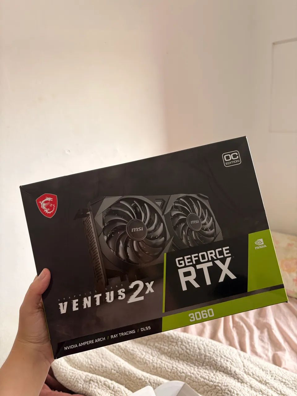 PLACA DE VÍDEO MSI GEFORCE RTX 3060 VENTUS 2X 12GB - Foto 3