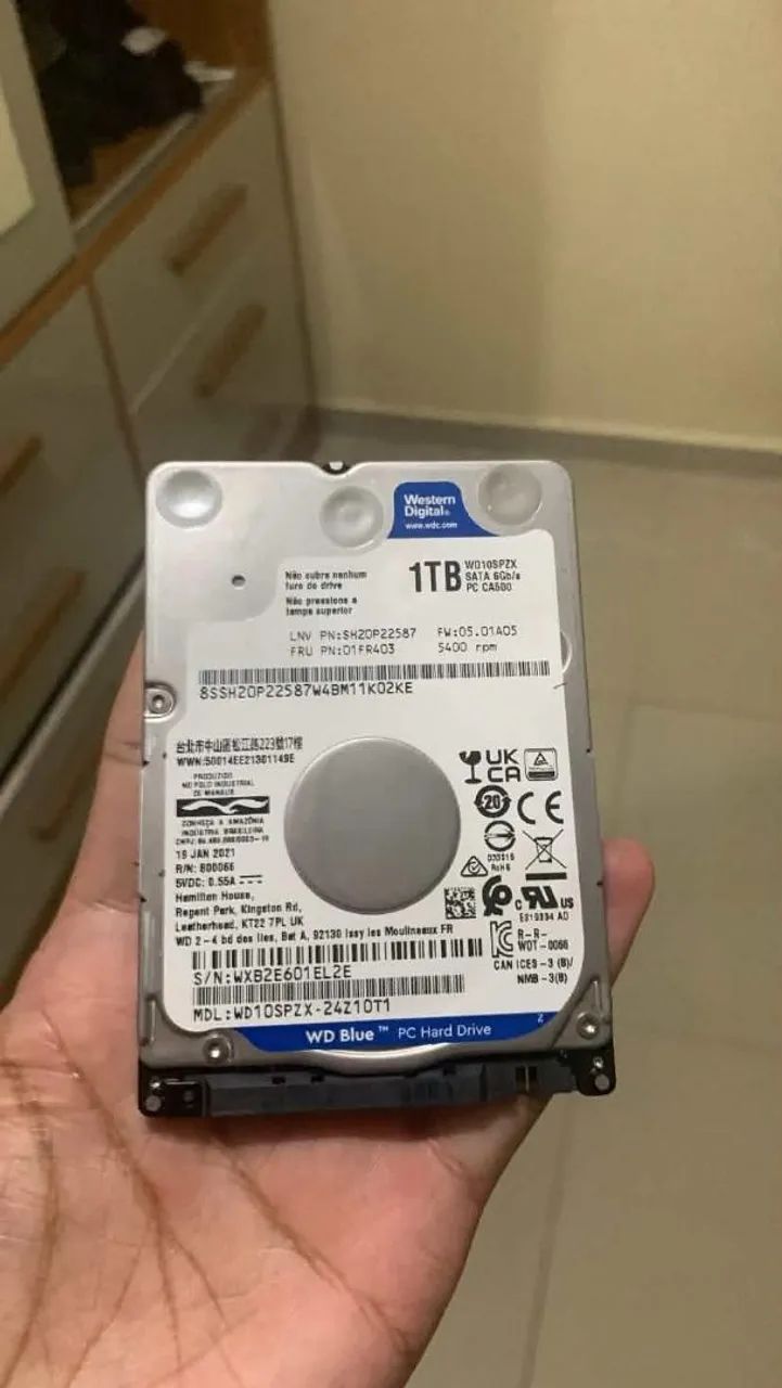 PLACA DE 1TB E PEÇAS DO NOOTEBOOK EM BOM ESTADO - Foto 5