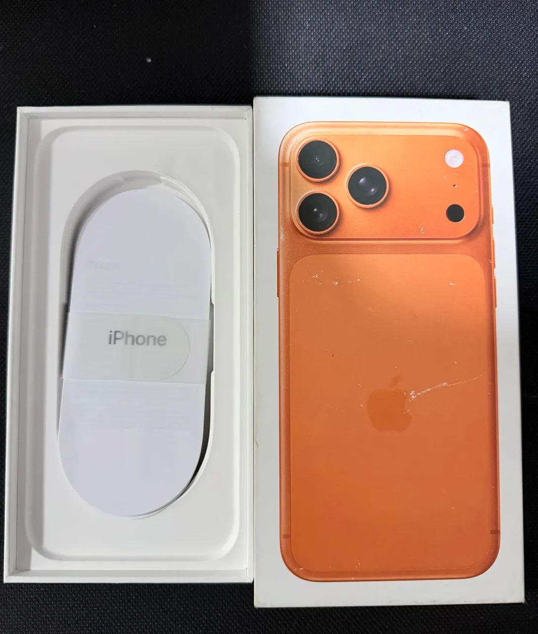 Caixa Original Apple iPhone 17 Pro Max 256 GB Cosmic Orange - Foto 3