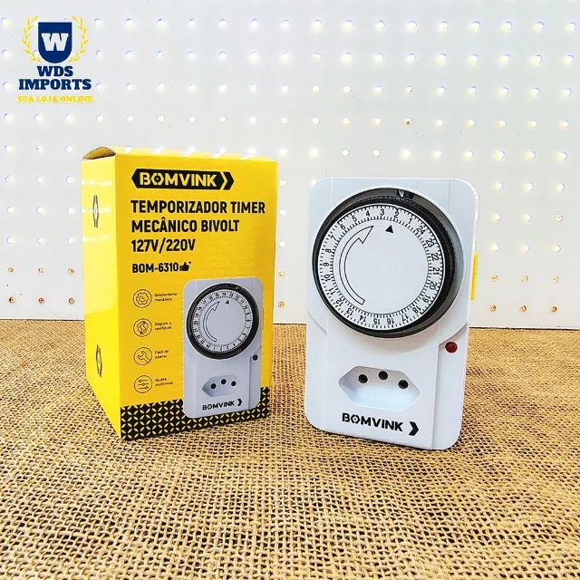 Timer Temporizador Digital Programável Bivolt 