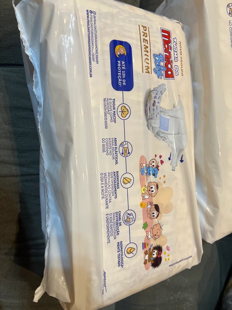 Fralda Da Mônica Premium Tamanho P - Foto 2