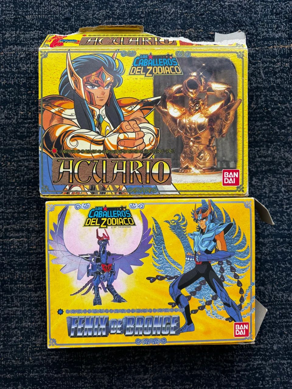 Bonecos Cavaleiros do zodíaco bandai
