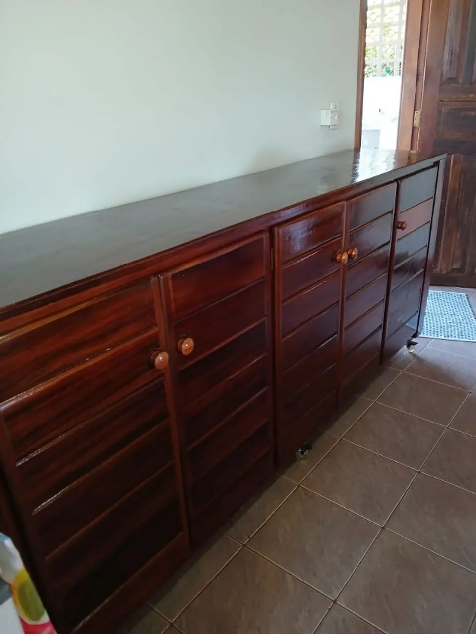 Balcão de cozinha em madeira Cedro - Foto 2
