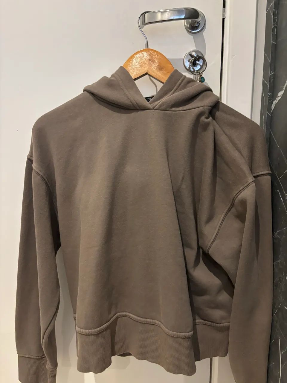 moletom marrom zara m