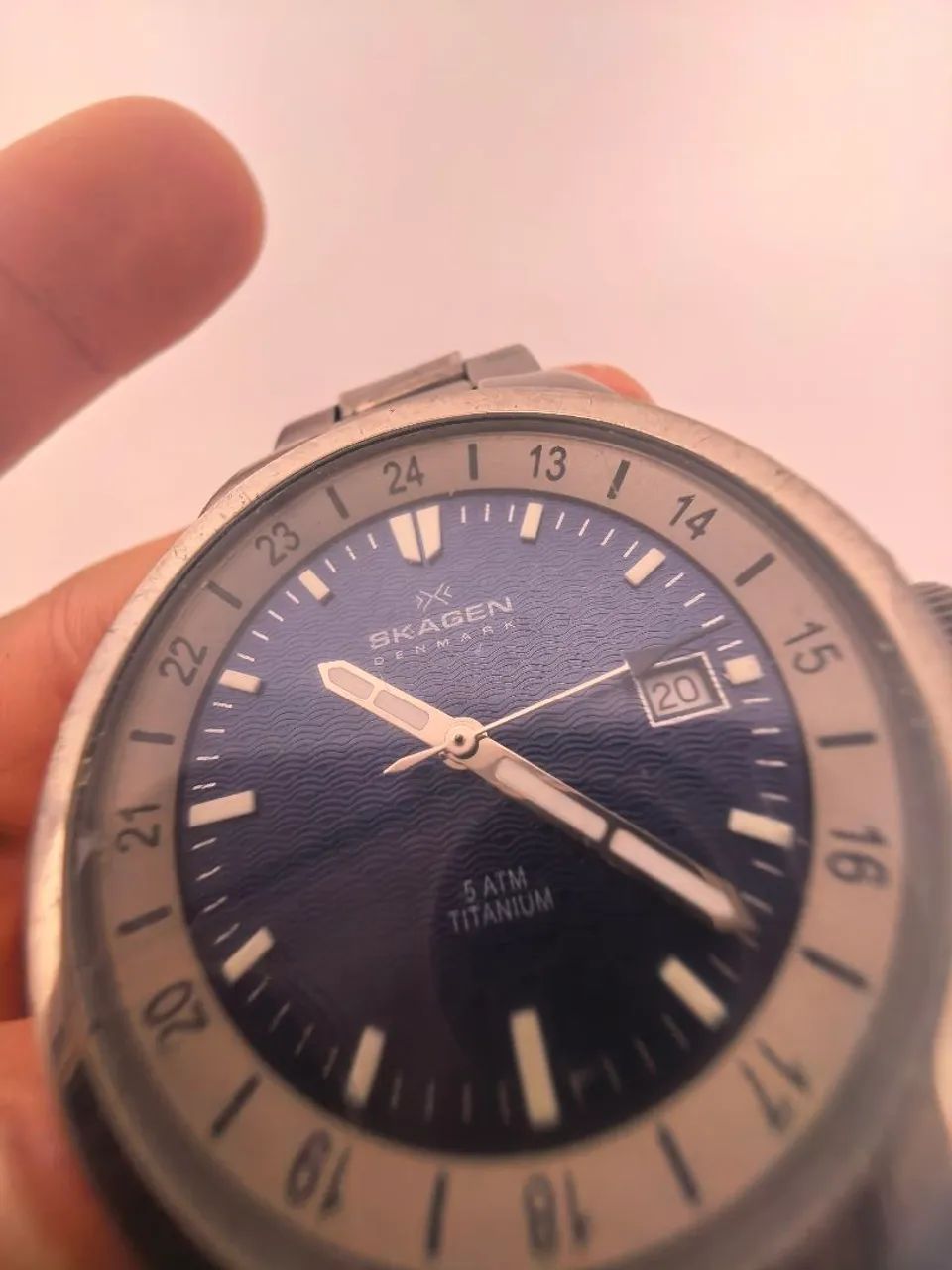 Relogio skagen em titânio  - Foto 3