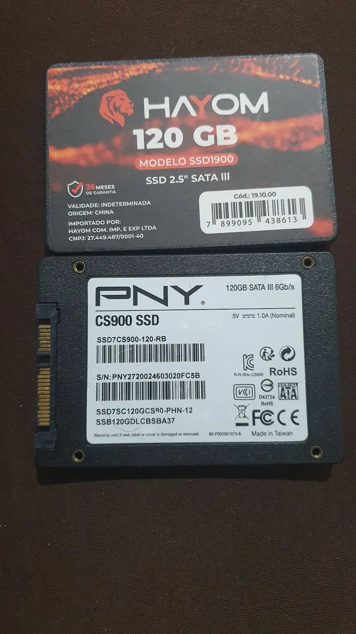 Vendo SSDs de 120GB e HD de 500GB - Foto 3